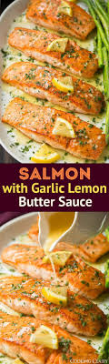 Skillet Seared Salmon With Garlic Lemon Butter Sauce Cooking Classy Seafood Recipes Salmon Dishes Healthy Recipes