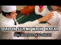 Antara doa golongan yang mustajab doanya adalah daripada orang yang beramal soleh dan solehah. Doa Selepas Akad Nikah Untuk Istri Calon Suami Wajib Hafal Youtube