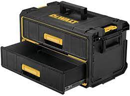 Antique toolbox, vintage toolbox, dewalt tool box, tool chest, metal toolbox, vintage storage, machinist tool box, garage storage, man cave. Dewalt Tool Organizer 2 Drawers Tough System Dwst08290 Amazon Com