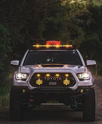 Toyota Tacoma With Amber Led Lights Custom Toyota Tacoma Toyota Tacoma Toyota Tacoma Mods