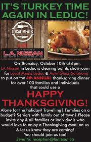 Because smoking is so focused on meat, it makes the perfect accompanying cooking method to grilling. Local Meats Leduc Ltd Our 4 Th Annual Thanksgiving Dinner Is Coming Up Contact Heather At La Nissan To Rsvp If You Know I Someone Or A Family That Could