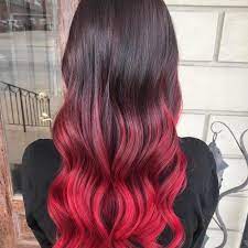 Have naturally curly hair and craving some hair variety? 10 Popular Red And Black Hair Colour Combinations All Things Hair Uk