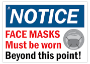 Face Mask Notice — Mastro graphics