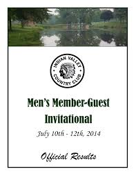 Men's Member-Guest Invitational Official Results