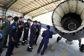Raaf Base Darwin Fire Fighters Are Given A Saftey Brief For A Royal Thai Air Force Jas 39 Gripen Cpl Davi Royal Australian Air Force Fighter Train Activities