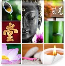 Deelnemen kost 24 euro voor de hele cursus. Fotobehang Oosterse Cultuur Mozaiek Met Boeddha Pixers We Leven Om Te Veranderen