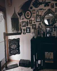 Instagram Post By Goth Decor Oct 15 2019 At 3 41pm Utc Gothic Living Room Gothic Home Decor Goth Home Decor