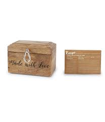 Mud Pie Wedding Collection With Love Recipe Box Dillard S In 2020 Mud Pie Recipe Card Boxes Barn Wood Frames