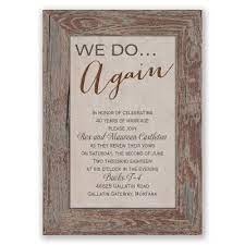 Tried And True Bark Vow Renewal Invitation Wedding Renewal Vows Vow Renewal Invitations Wedding Vows Renewal