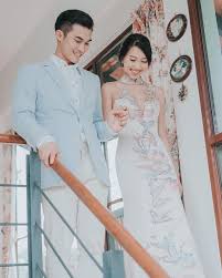 Beautiful Embroidered Qipao Wedding Gown Melissa Celestine Koh Melissackoh Qipao Wedding Asian Wedding Dress Cheongsam Wedding