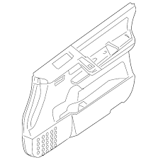 Door Trim Panel Infiniti 80901zq10b Grubbs Infiniti Parts