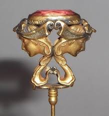 Pin By Jessica Ramey Gillam On Antique Hat Pins Art Nouveau Jewelry Art Nouveau Hat Pins