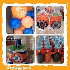 Detroit Tiger Baby Shower Baseball Baby Shower Decorations Baseball Baby Shower Baby Shower