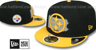 Steelers State Reflect Black Gold Fitted Hat By New Era Steelers Hats Pittsburgh Steelers Hats Steelers