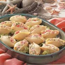 Crab Salad Jumbo Shells Recipe Recipes Crab Recipes Food