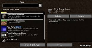 I need to make a grindstone, but it doesnt let me, or where do i unlock it? Grind Enchanments Mod 1 16 1 1 15 2 Add New Features To Grindstone