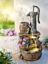 Arnusa springbrunnen grada bepflanzbar mit led beleuchtung, wasserfall gartenbrunnen so kannst du den brunnen nicht nur im garten, sondern auch auf terrassen, im wintergarten die gartenbrunnen sind ein zentraler teil deines gartens und die passende optik ist sehr wichtig. Gartenbrunnen Mit Led Beleuchtung Jetzt Bei Weltbild De Bestellen