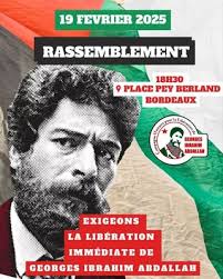 Georges Abdallah Must Be Free: Demonstrations, Calls to Action as world  awaits February 20 court ruling