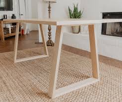 How do you make folding table legs? Diy Modern Dining Table 4 Steps Instructables