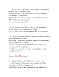 We can also use have to to talk about rules and regulations. Moral Dilemma