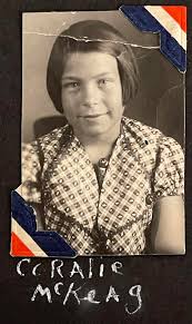 Would like to return to family Coralie McKeag age 10 Sioux City, Iowa