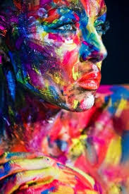 Color Spectacular Body Painting Painting Glass Wall Art