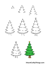 Christmas doodles christmas drawing christmas paintings christmas graphics christmas clipart christmas printables christmas animals christmas pictures christmas rock. Christmas Tree Drawing How To Draw A Christmas Tree Step By Step