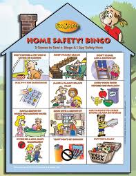 5 1713 Home Safety Bingo Game English I M Safe Home Safety Camping Safety Fire Prevention Kids