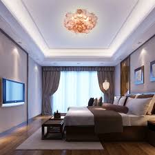Art Deco Sinuous Flushmount Light With Acrylic Shade Led Bedroom Flush Lighting Susuohome Com