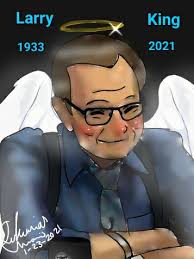 Link to the original artist and be clear on who made the piece. Rip Larry King By Mjackson5 On Deviantart