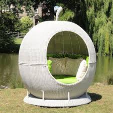 Rotating Rattan Apple Daybed White Rattan Sets Baby