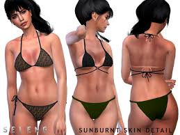 We offer more custom content than any other site and it's all for free! Seleng S Sunburnt Female Skin Detail