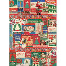 Modern elegant floral vintage wrapping paper. Retro Christmas Decoration Ads Crafting Mod Podge Gift Wrap At Retro Planet
