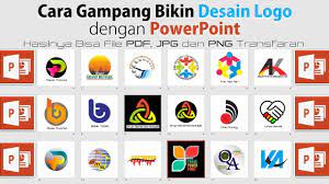 Cara Buat Desain Logo Dengan Powerpoint Desain Logo Desain Desain Grafis