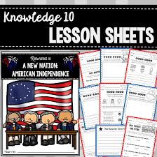 Ckla Knowledge 10 Lesson Sheets A New Nation Lesson Knowledge National