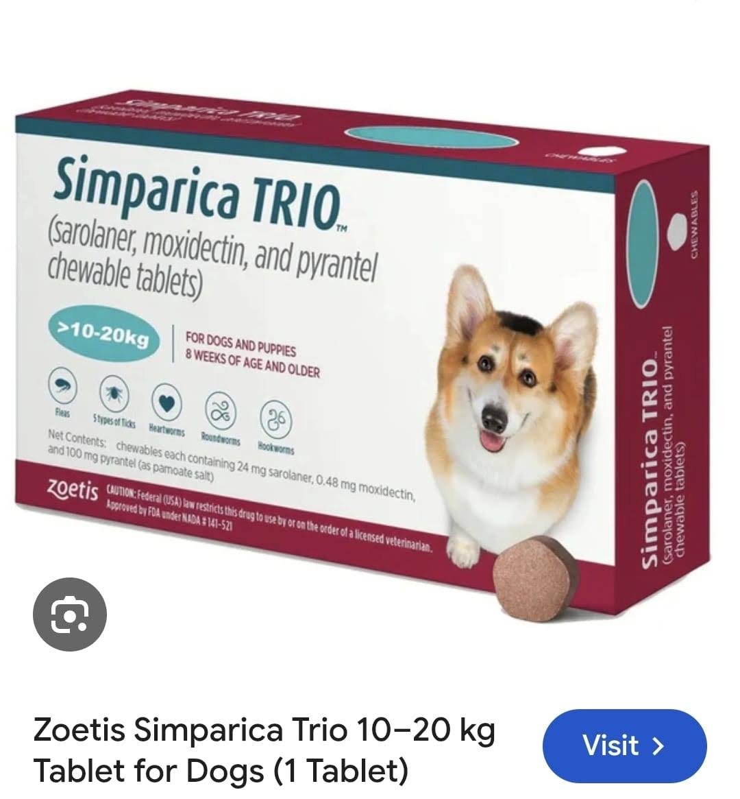 SIMPARICA TRIO 10-20KG product image