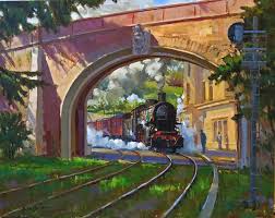 David Tutwiler American Railroad Art Railroad Art Train Art Train Pictures