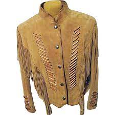 Native American Or Western Or Cowgirl Or Cowboy Not Indonesian Vintage Fashion On Ruby Lane Page 11 Of 11 Leather Jacket Style Leather Women Fringe Jacket