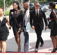 Funeral For Michael Clarke Duncan His Fiance And His Friend Tom Hanks Funeral Michael