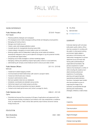 public relations resume writing service