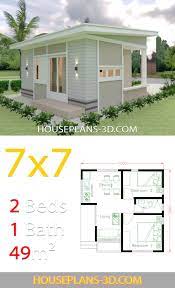 Whoa, there are many fresh collection of small 2 bedroom 2 bath house plans. 20 Small 2 Bedroom House Plans Magzhouse