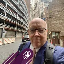 St. Patrick's Day parade, 1988, three friendly men