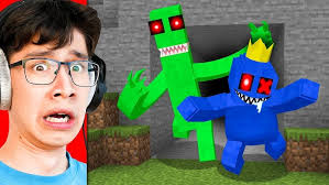 I Scared My Friend as RAINBOW FRIENDS in Minecraft