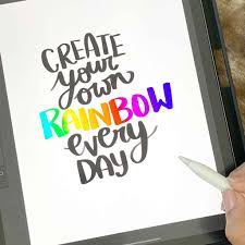 A step by step guide about how to install procreate brushes, both the.brush and the.brushset files. Procreate Hand Lettering Tutorial How To Write Colorful Quotes Smiling Colors