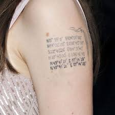 Maybe you would like to learn more about one of these? Angelina Jolie Reveals New Tattoo New Tattoos Tattoos Sweet Tattoos