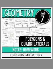 Bc = 28 and bd = 32. Geo A Unit 7 Polygons And Quadrilaterals 1 2 Docx Geometry A Unit 7 Polygons And Quadrilaterals Sample Work Objectives U2022 U2022 Find The Sum Of The Course Hero