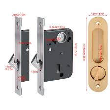 A sliding barn door can be locked both from inside and outside. Sliding Door Lock Handle Anti Theft With Keys For Barn Wood Furniture Hardware Buy At A Low Prices On Joom E Commerce Platform