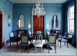 Blue dining room chairs for bold interior lovers. La Dolce Vita Color Crush Peacock Blue Turquoise Dining Room Monochromatic Room Dining Room Blue