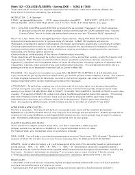 Http Www Csun Edu Cas24771 M102 Math102syllabus Pdf