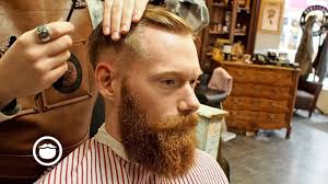 Pictures of men's buzzcut haircuts. Barber Shows How To Give An Executive Contour Haircut Youtube
